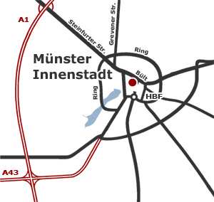 Anfahrt Beratungsstelle Münster Anfahrt Beratungsstelle Münster